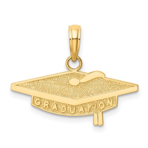 Finest Gold 10K Graduation Charm