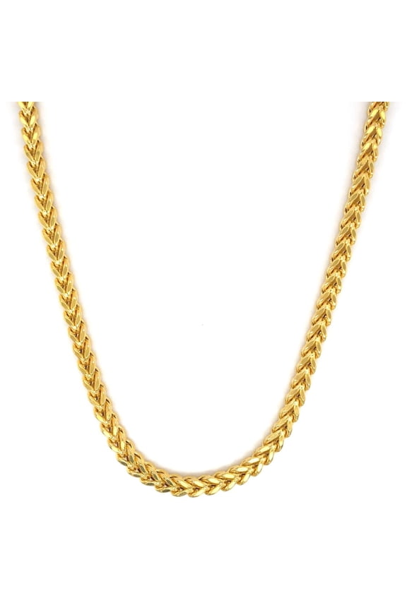 10k Hollow Franco Chain (2, 24")