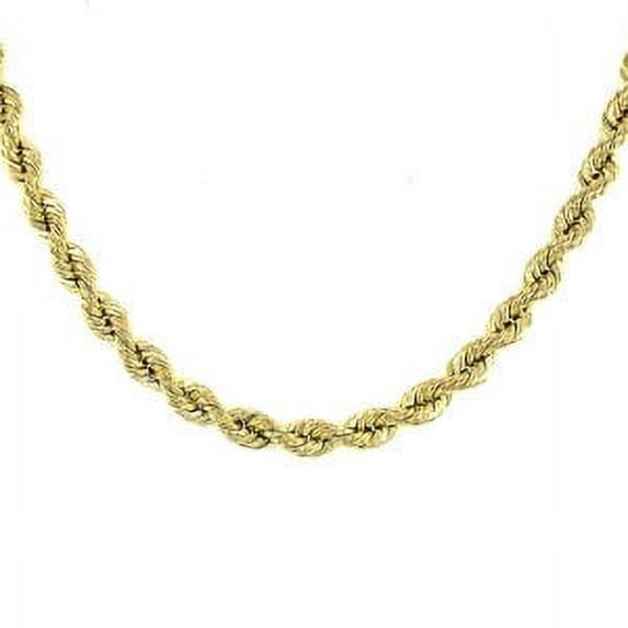 10k Hollow Rope Chain (7, 28")
