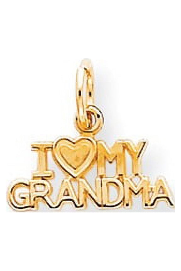 10k I Love My Grandma Charm