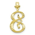 thumbnail image 1 of 10k Initial E Charm in 10k Yellow Gold, 1 of 3
