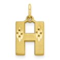 thumbnail image 1 of 10k Initial H Charm, 1 of 3