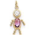 thumbnail image 1 of 10k June Boy Birthstone Charm, 1 of 3