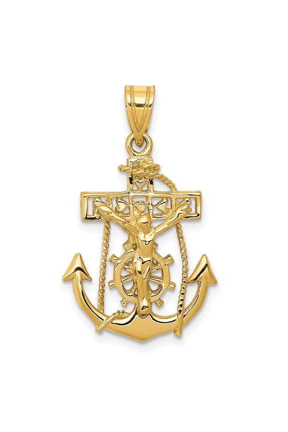 10k Mariners Cross Pendant