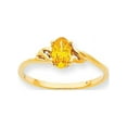thumbnail image 1 of 10k Polished Geniune Citrine Birthstone Ring, Gem Ctw.0.4, 1 of 2