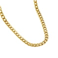 10k Real Gold Polished Solid Necklace for Men, Real Solid Yellow Gold ...