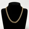 10k Real Gold Polished Solid Necklace for Men, Real Solid Yellow Gold ...