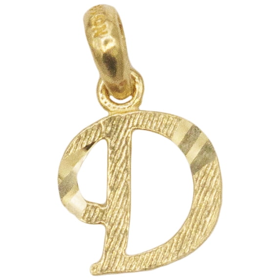 10k Real Solid Gold Initial Charm, Dainty Personalized in Different Letters Jewelry for Charm Bracelet