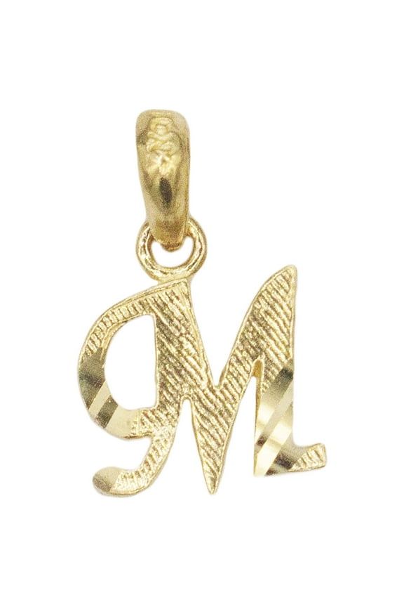 Dainty Gold Initial Charm, Personalized Bracelet Charms