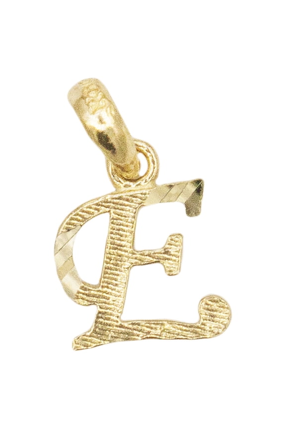 10k Real Solid Gold Initial Charm, Dainty Personalized in Different Letters Jewelry for Charm Bracelet