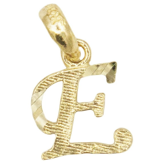 10k Real Solid Gold Initial Charm, Dainty Personalized in Different Letters Jewelry for Charm Bracelet
