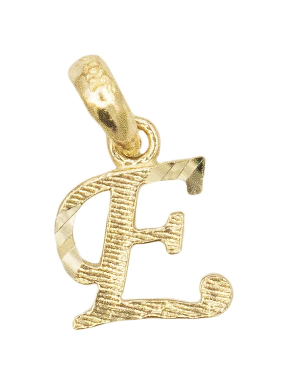 10k Real Solid Gold Initial Charm, Dainty Personalized in Different Letters Jewelry for Charm Bracelet