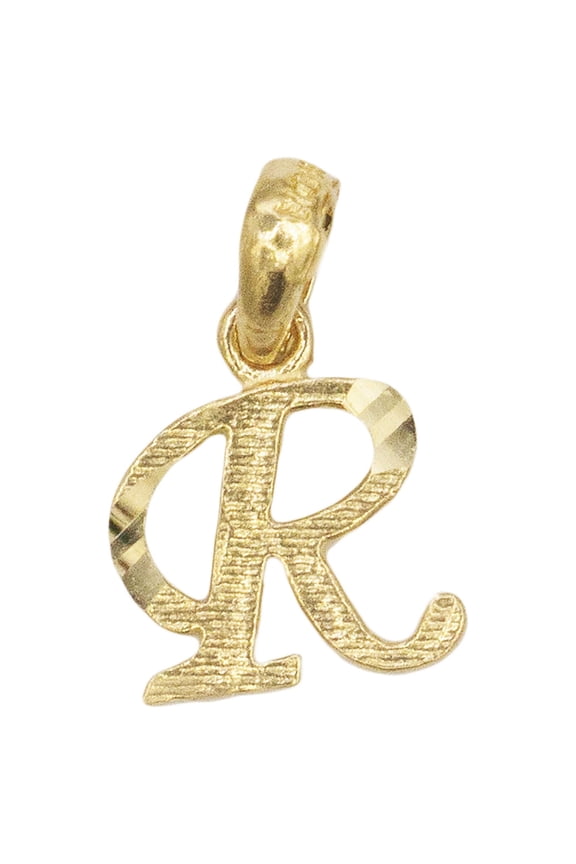 10k Real Solid Gold Initial Charm, Dainty Personalized in Different Letters Jewelry for Charm Bracelet
