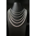 thumbnail image 1 of 10k Real White Gold Miami Cuban Link Chain Necklace,3mm-9.4mm 10K White Gold, Man Gold Chain,Ladies Gold Chain, White Miami Cuban (Width:6mm; Necklace length:24;), 1 of 7