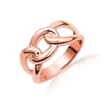 thumbnail image 1 of 10k Rose Gold Cuban Chain Link Band Ring (Size 7.75), 1 of 5