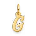 thumbnail image 1 of 10k Small Script Initial G Charm, 1 of 4