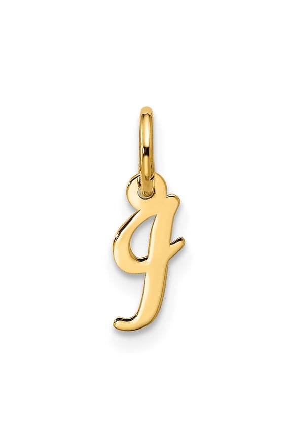 10k Small Script Initial I Charm