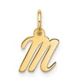 thumbnail image 1 of 10k Small Script Initial M Charm, 1 of 4