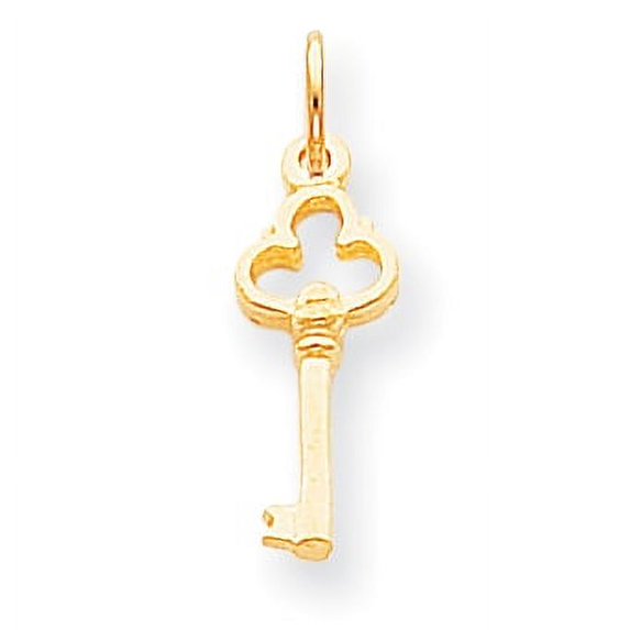 10k Solid Key Charm