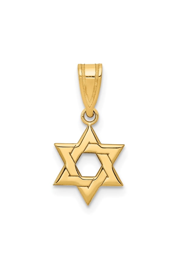10k Star of David Pendant
