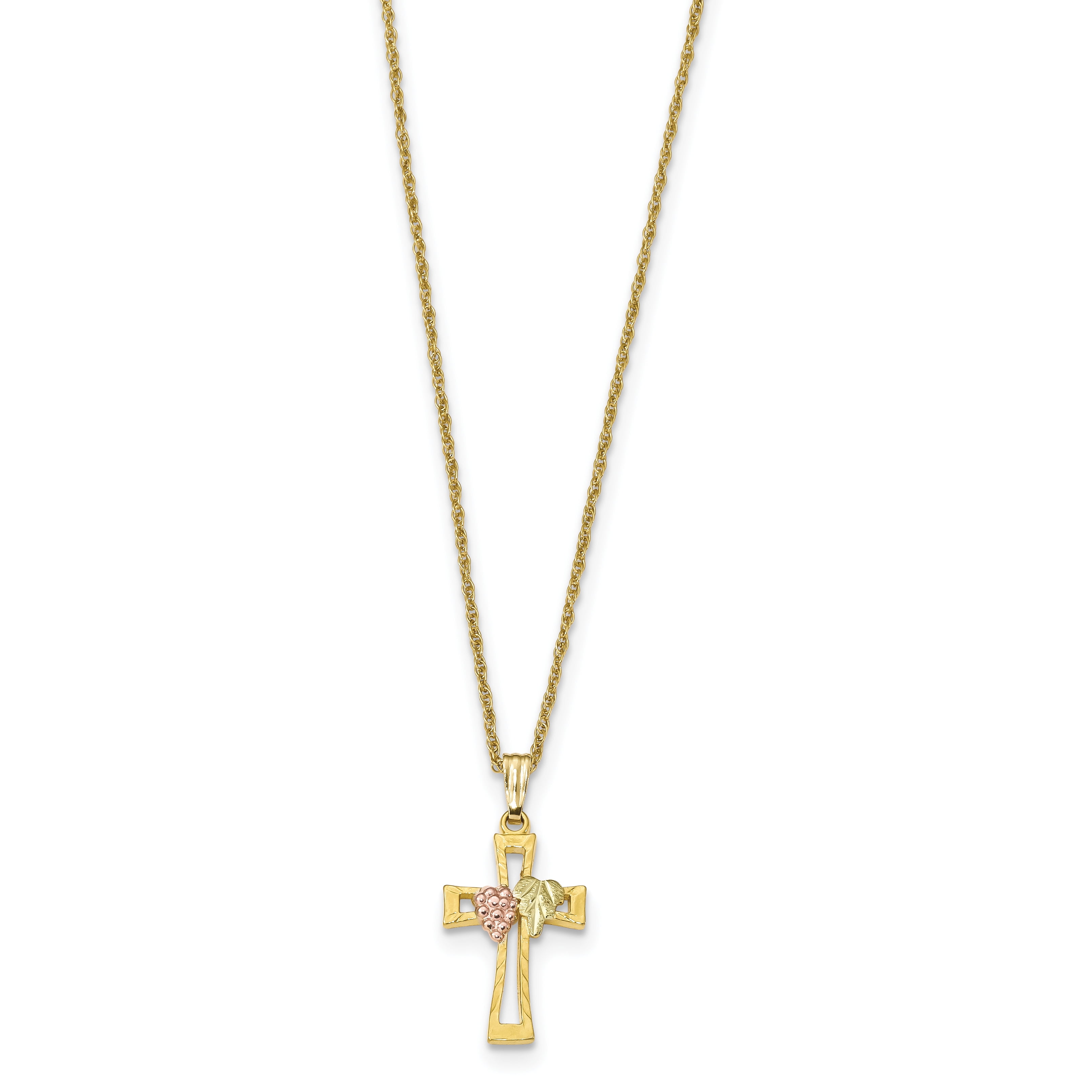 Cross Pendant Kohls Black Hills Gold GOLD CROSS NECKLACE