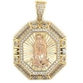 thumbnail image 1 of 10k Two Tone Virgin Guadalupe Pendant, 1 of 1