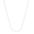 thumbnail image 1 of 10k White Gold 0.73mm Box Chain Necklace Lobster Lock Closure - 2.2 Grams - 22 Inch, 1 of 3