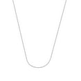 thumbnail image 1 of 10k White Gold 0.85mm Light Weight Rope Chain Necklace Lobster Claw Closure - .9 Grams - 18 Inch, 1 of 3