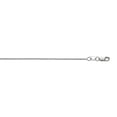 thumbnail image 1 of 10k White Gold 1.0mm Shiny Box Chain With Lobster Clasp Necklace 16 Inch Chain Necklace for Women and Men, 1 of 2