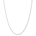 thumbnail image 1 of 10k White Gold 1.2mm Machine Made Diamond Cut Rope Chain, 1 of 3
