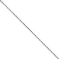 thumbnail image 1 of 10k White Gold 2.00mm Sparkle-Cut Quadruple Rope Chain Bracelet 8 Inch Link Bracelet for Women and Men, 1 of 2