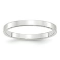 thumbnail image 1 of 10k White Gold 2.5mm Lightweight Flat Wedding Band Size 8.5 1WFLL025, 1 of 4