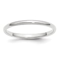 thumbnail image 1 of 10k White Gold 2mm Half Round Band Size 10.5, 1 of 1