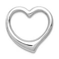 thumbnail image 1 of 10k White Gold 3-d Floating Love Heart Pendant Necklace Solid Pendant for Women - 2.1 Grams, 1 of 2