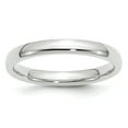 thumbnail image 1 of 10k White Gold 3mm Standard Comfort Fit Band Size 11.5, 1 of 1