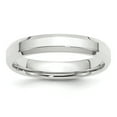 thumbnail image 1 of 10k White Gold 4mm Bevel Edge Comfort Fit Band Size 5, 1 of 1