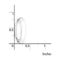 thumbnail image 1 of 10k White Gold 4mm Standard Comfort Fit Band Size 10 Ring, 1 of 2