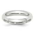 thumbnail image 1 of 10k White Gold 4mm Standard Comfort Fit Band Size 7, 1 of 1