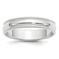 thumbnail image 1 of 10k White Gold 5mm Milgrain Half Round Band Size 9, 1 of 1