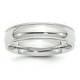 thumbnail image 1 of 10k White Gold 6mm Milgrain Comfort Fit Band Size 7.5, 1 of 1