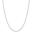 thumbnail image 1 of 10k White Gold .80mm Box Chain Necklace - 2.2 Grams - 18 Inch - Lobster Claw, 1 of 2