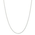 thumbnail image 1 of 10k White Gold .8mm Diamond-Cut Cable Chain, 1 of 1