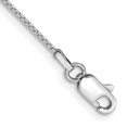 thumbnail image 1 of 10k White Gold Anklet 9 inch 0.9 mm .9 Box Chain, 1 of 2