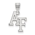thumbnail image 1 of 10k White Gold LogoArt United States Air Force Academy A-F Medium Pendant Q1W003USA, 1 of 4