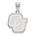 thumbnail image 1 of 10k White Gold LogoArt University of Colorado C-U Medium Pendant Q1W026UCO, 1 of 4