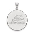 thumbnail image 1 of 10k White Gold Official Licensed Collegiate Embry-Riddle Aeronautical University (ERAU) XL Disc Pendant, 1 of 3