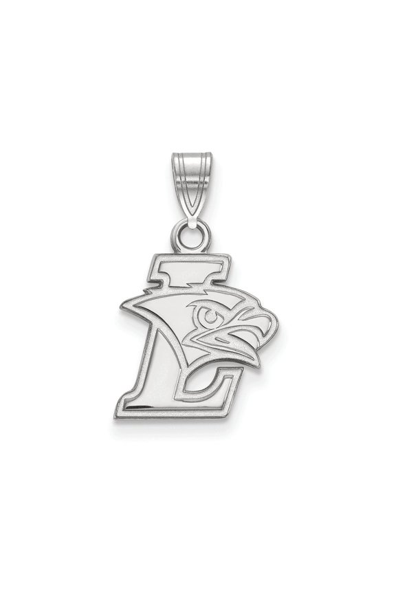 10k White Gold Official Licensed Collegiate Lehigh University (LU) Small Pendant