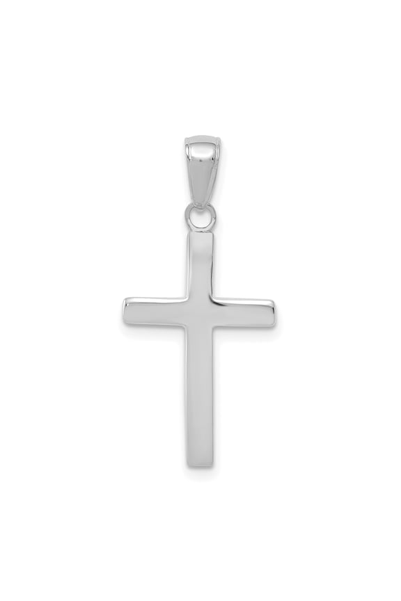 10k Polished Cross Pendant