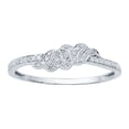 thumbnail image 1 of 10k White Gold Vintage Style Diamond Wedding Band (1/6 cttw, I-J Color, I2-I3 Clarity), 1 of 5