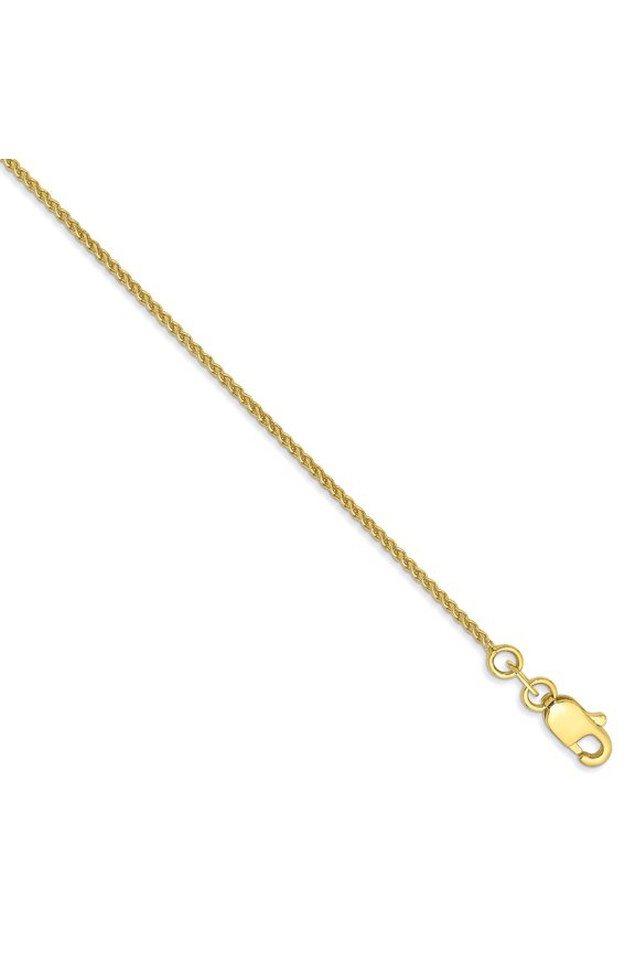 10k YG 1mm Spiga Chain in 10k Yellow Gold